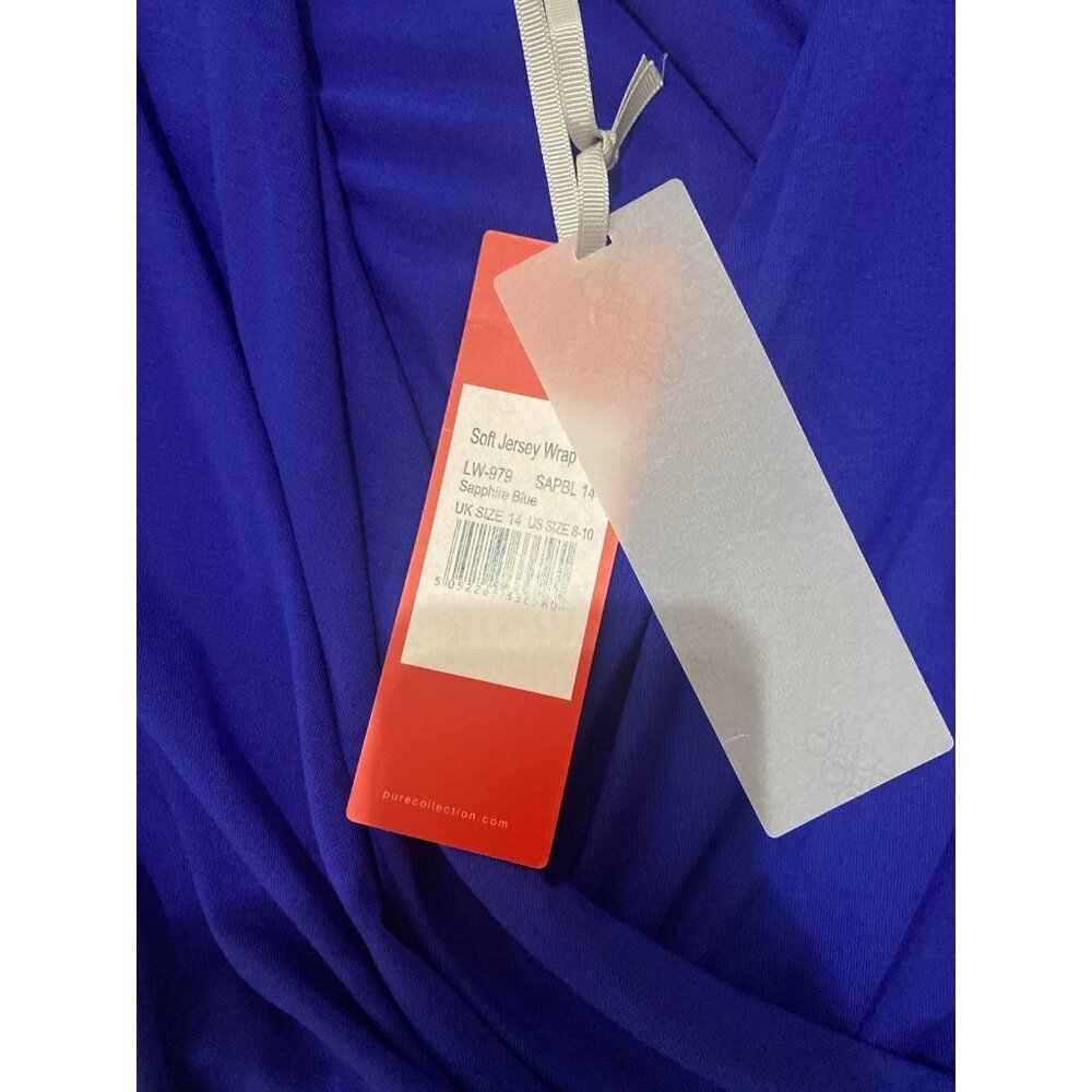 Pure Collection Soft Jersey Wrap Top size 8/10‎ NWT - Picture 2 of 3